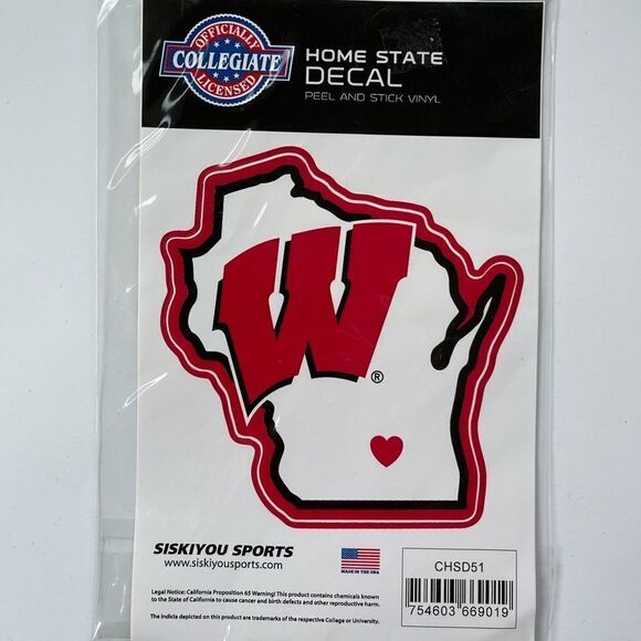 Wisconsin Badger 4 Pc Biggest Fan Kit • NWT - Picture 11 of 11